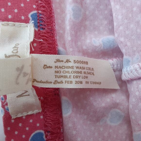 Matilda Jane Cortland Leggings Girls 4 Red Apple Ruffle Polka Dot Fall - Picture 5 of 9